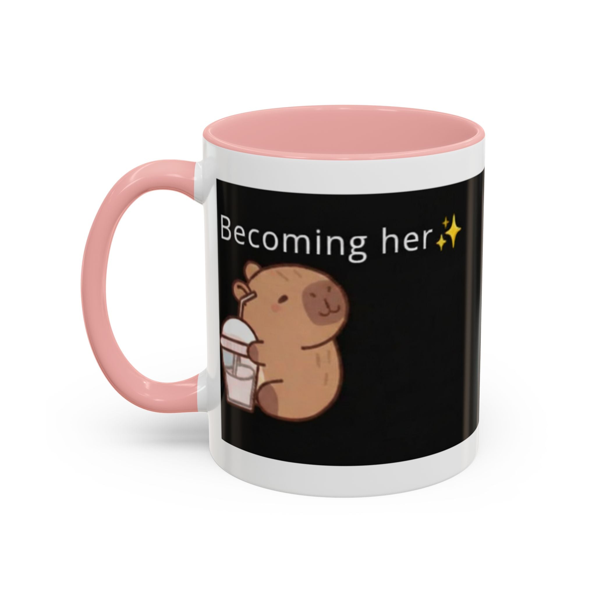 Becoming Her Mug | Cute Self Growth Coffee Cup | Aesthetic Gift for Women