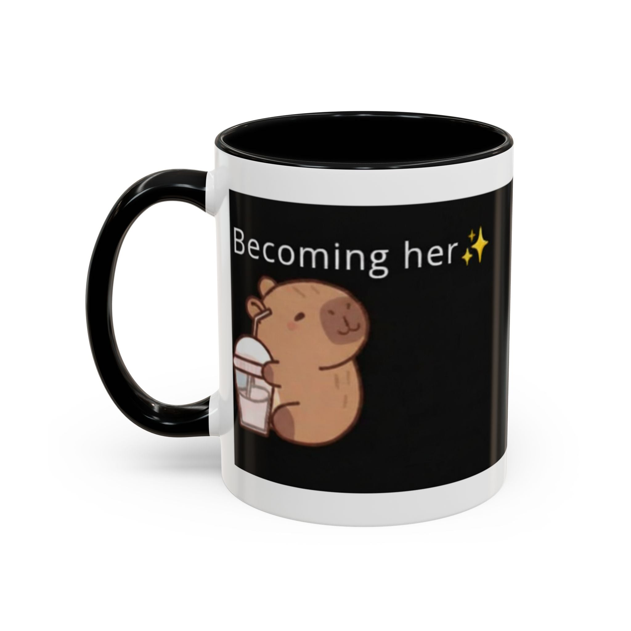 Becoming Her Mug | Cute Self Growth Coffee Cup | Aesthetic Gift for Women