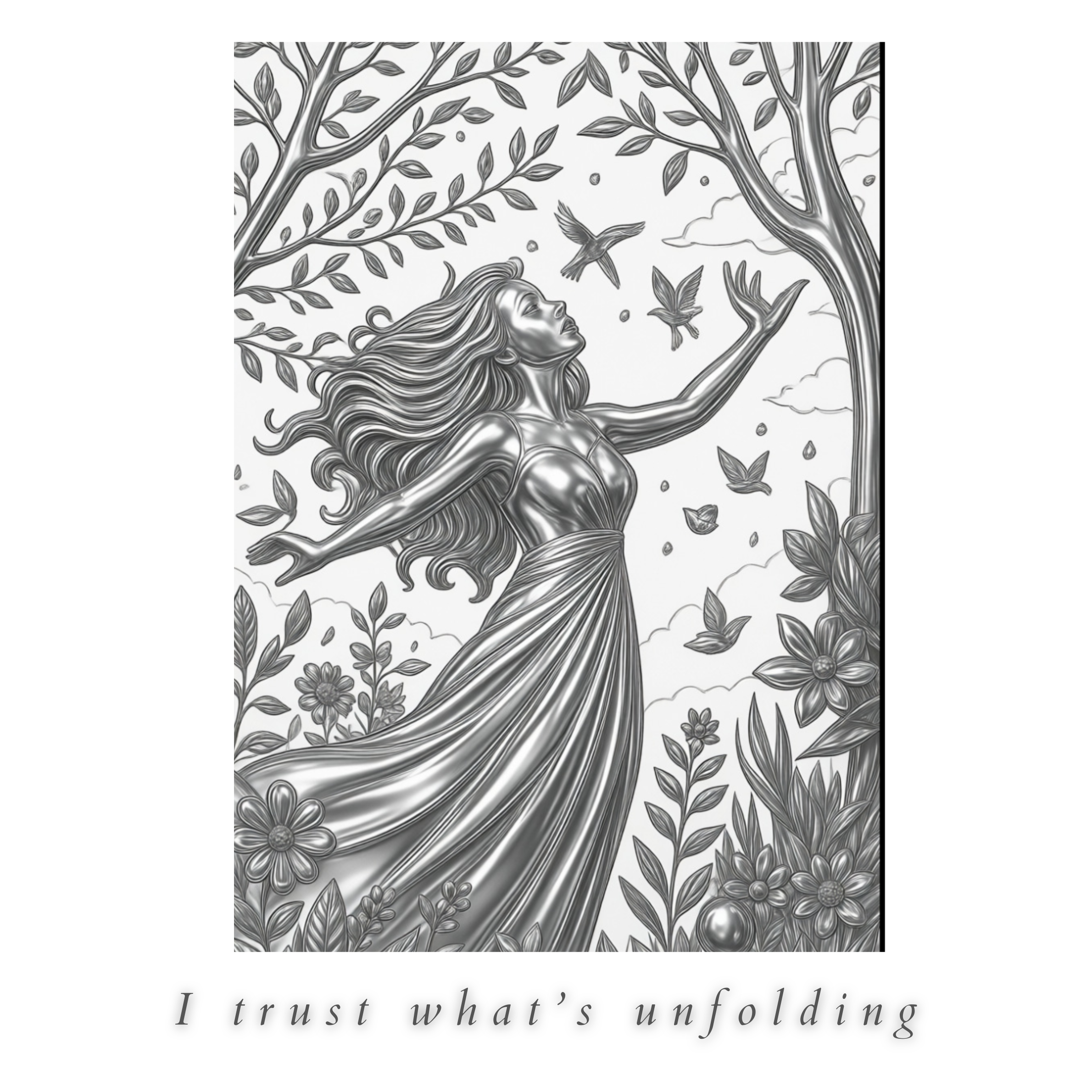 Where She Softens| Printable Coloring Book