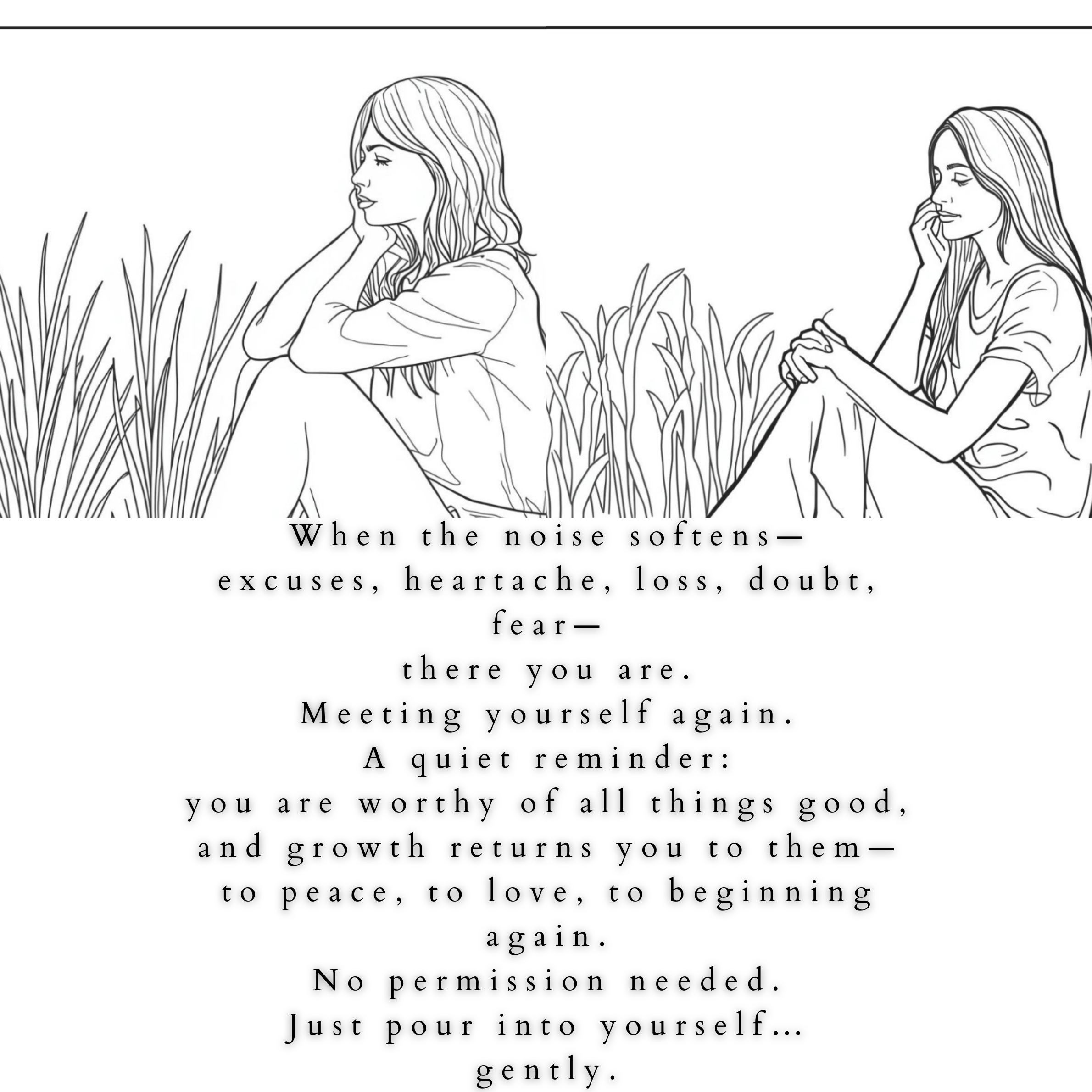Where She Softens| Printable Coloring Book