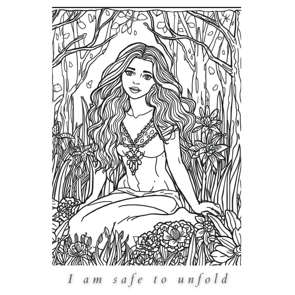 Where She Softens| Printable Coloring Book