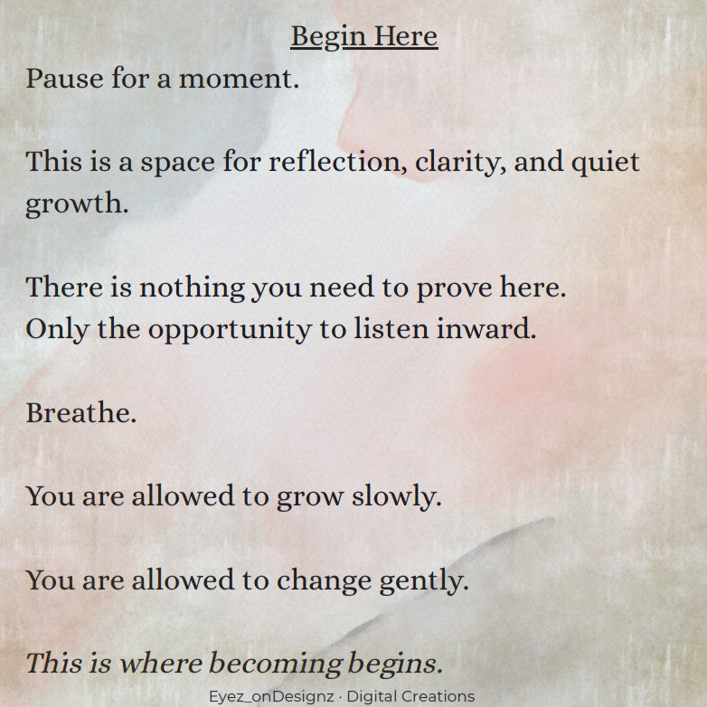 🌿 Internal Permission: A Gentle Reflection Deck