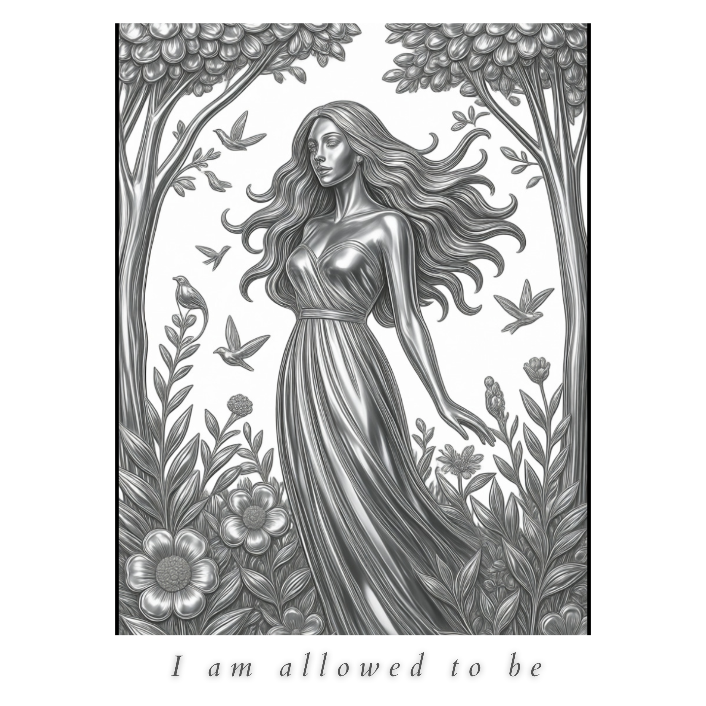 Where She Softens| Printable Coloring Book